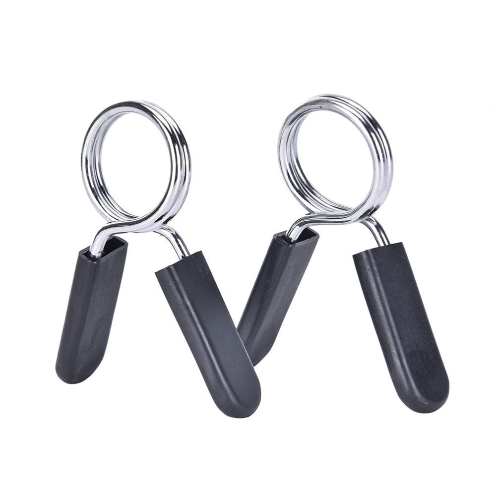 Barbell Spring Collars (Pair) — 28mm Standard Bars | Work Out Wars