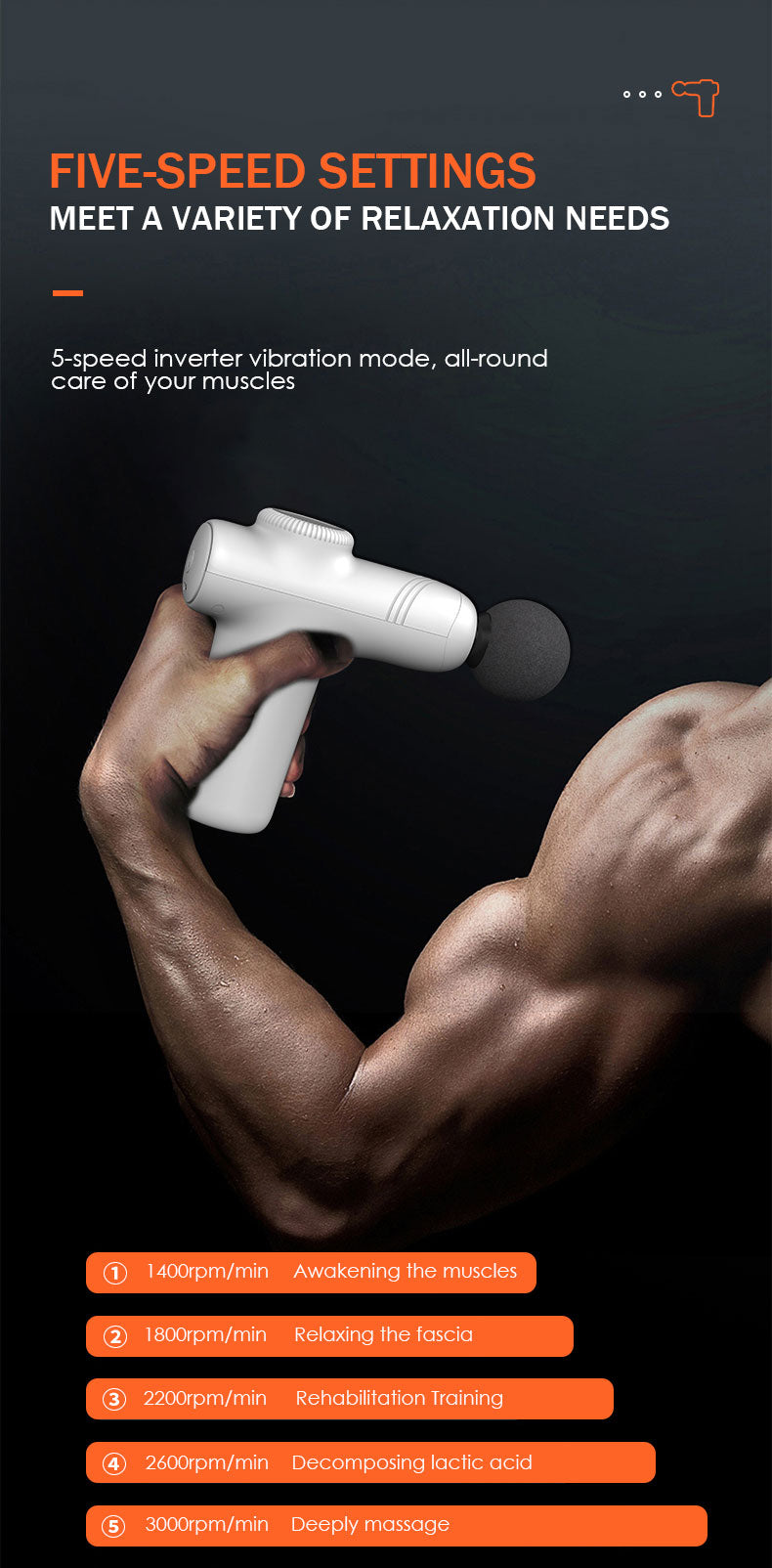 Mini Massage Gun — Cordless Percussion Massager | Work Out Wars