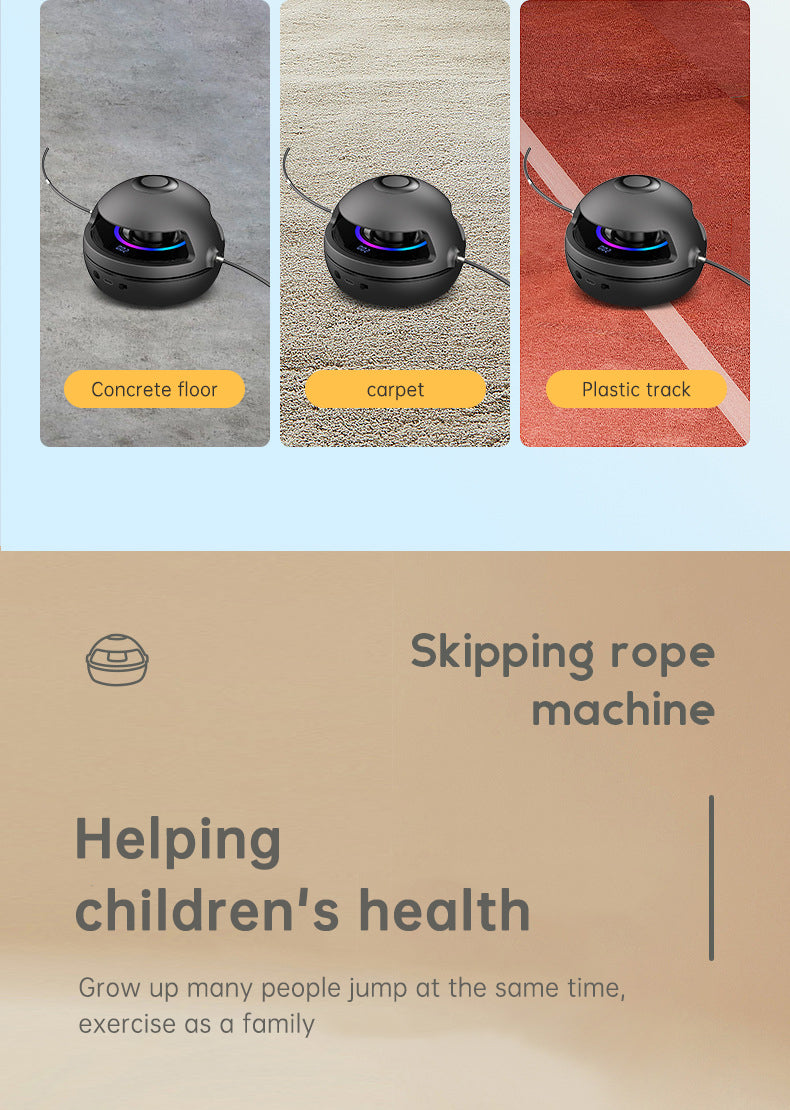 Automatic Skipping Rope Machine — LED, Speed Levels & Music | Work Out Wars