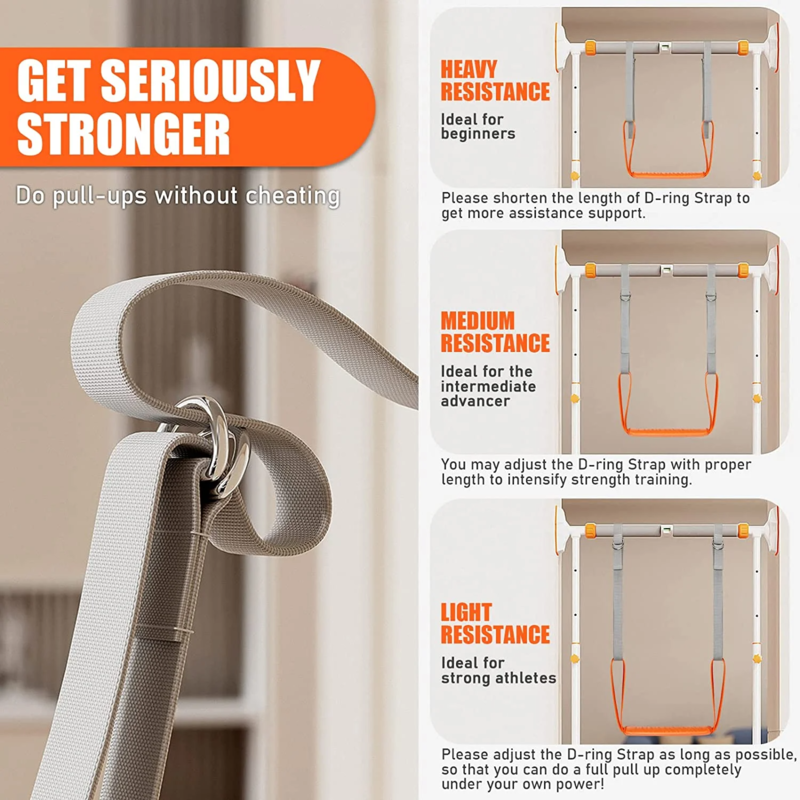 Pull-up assistance band set with foot cradle — Work Out Wars product photo 5