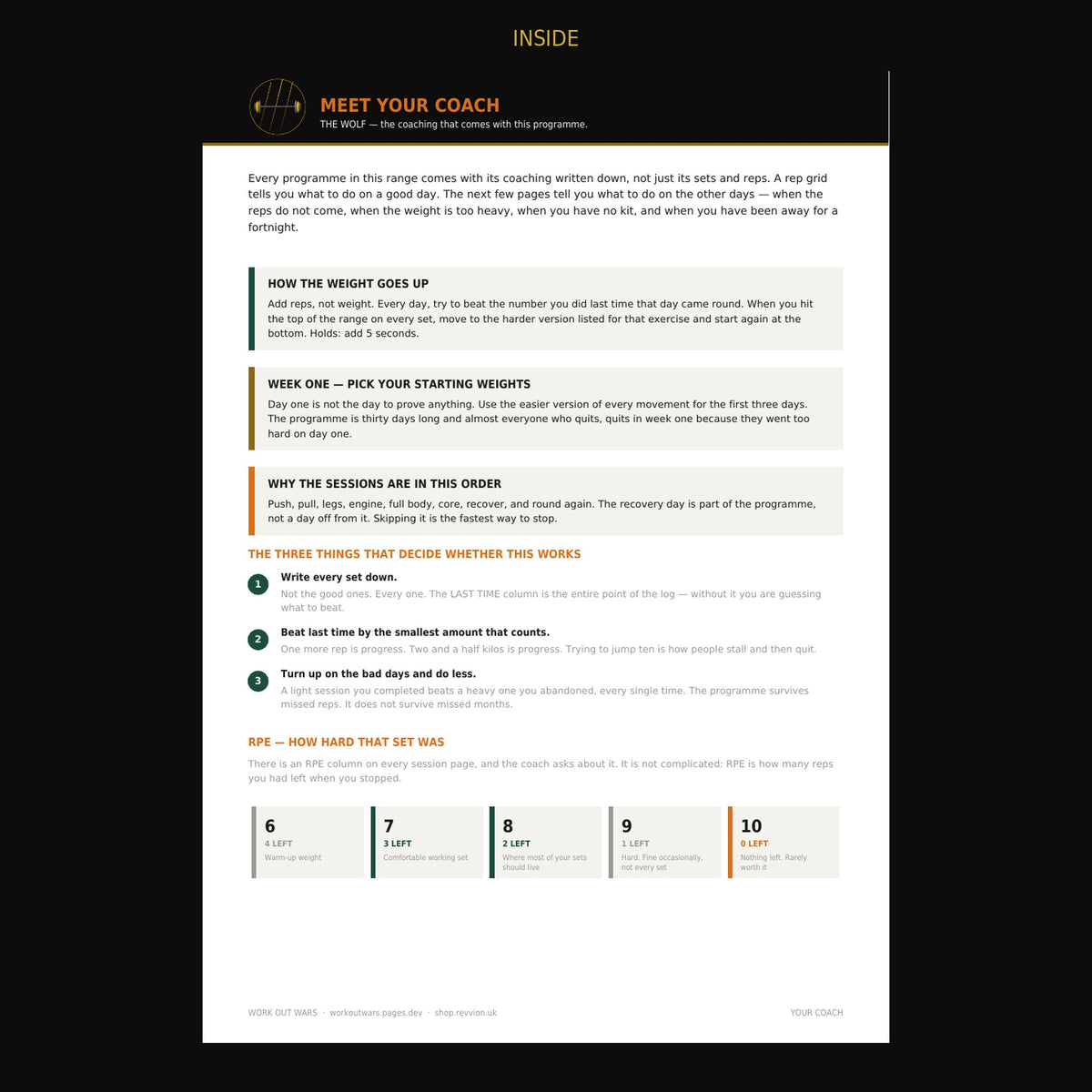 Inside page