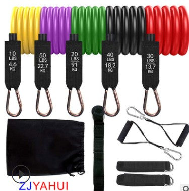 Resistance Band Set with Door Anchor — Home Workout Kit | Work Out Wars