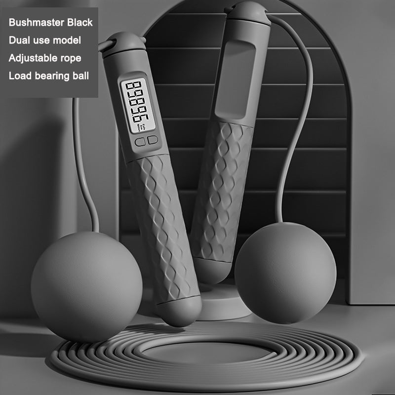 Digital jump rope with rep counter in the handle, rope and cordless options — Work Out Wars