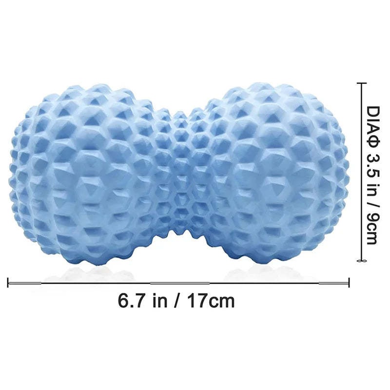 Peanut Massage Ball — Double Ball for Back & Neck | Work Out Wars