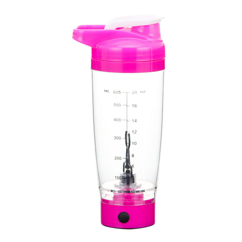 Auto-Mixing Electric Protein Shaker — 600ml Self-Stirring Bottle | Work Out Wars