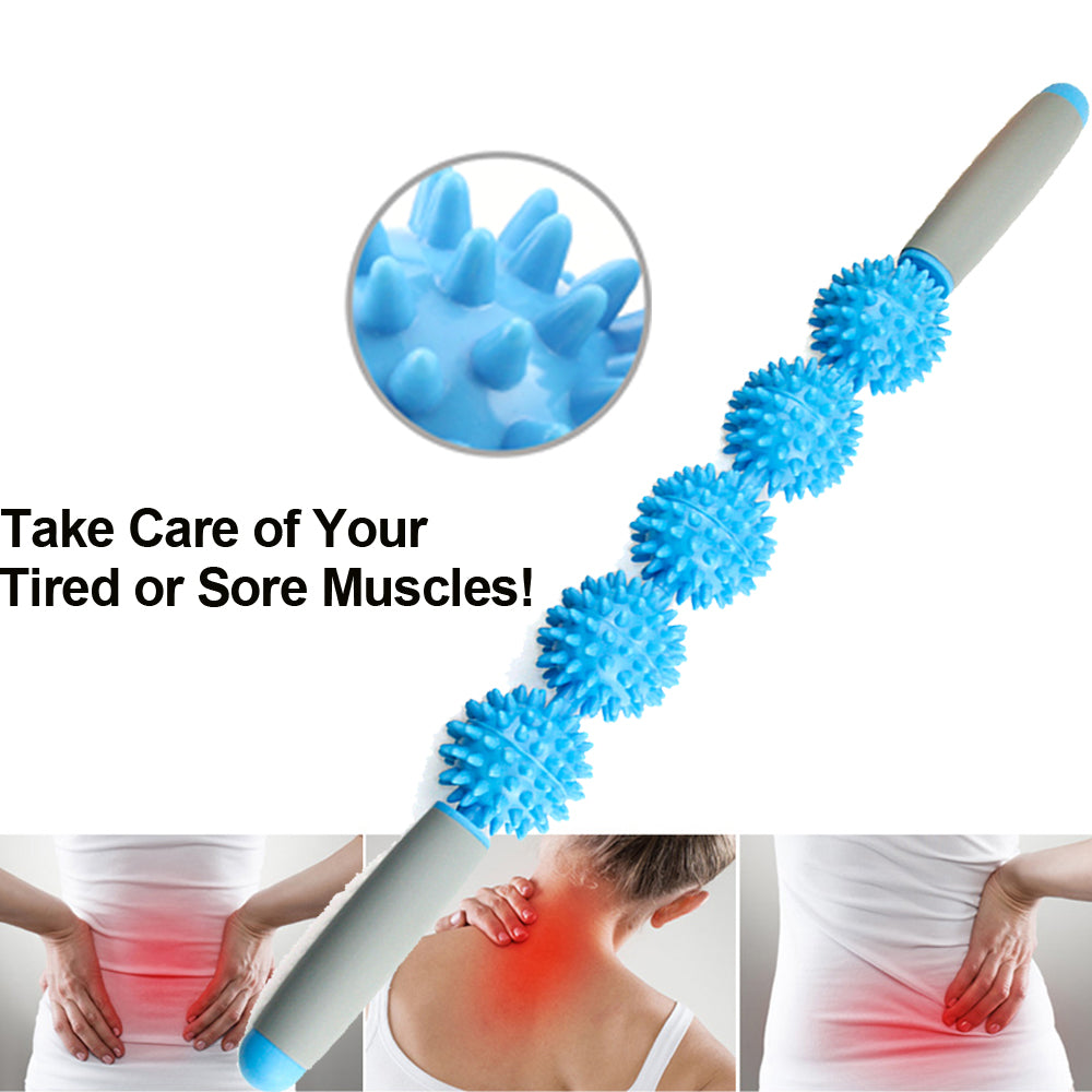 Muscle roller stick with spiked rollers — Work Out Wars product photo 1
