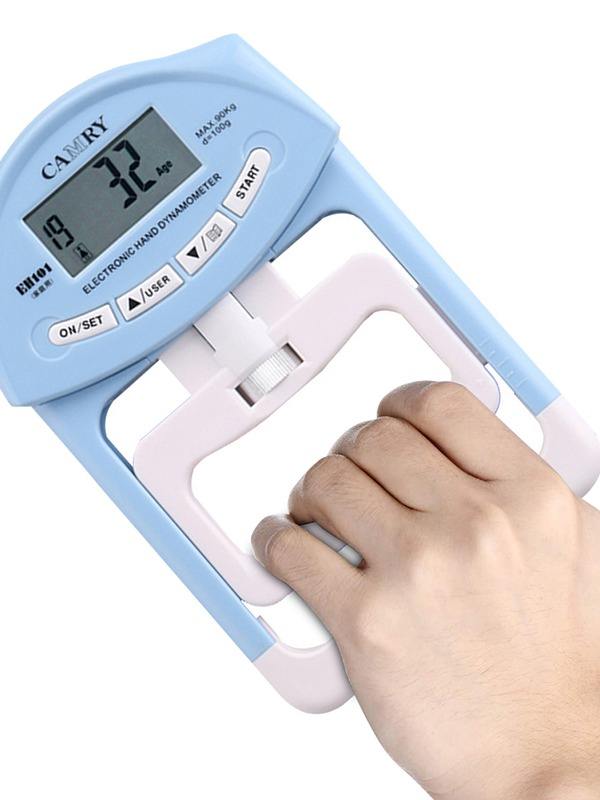 Digital Hand Grip Dynamometer, Strength Tester | Work Out Wars