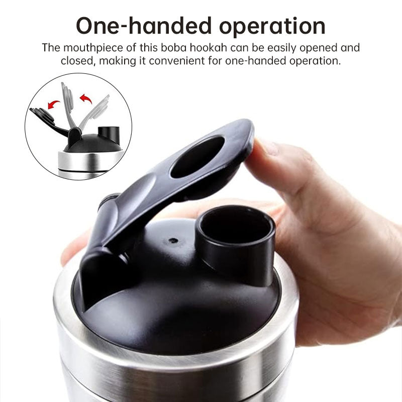Steel Shaker Bottle — Leak-Proof, Mixing Ball | Work Out Wars
