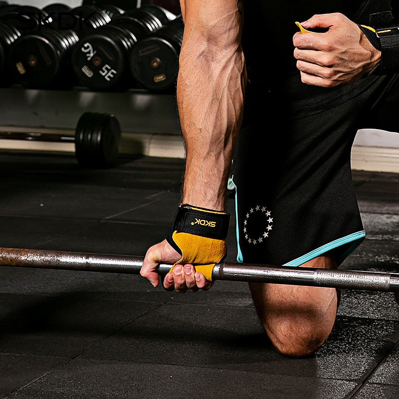 Leather Bar Grips (Pair) — Pull-Ups & Bar Work | Work Out Wars