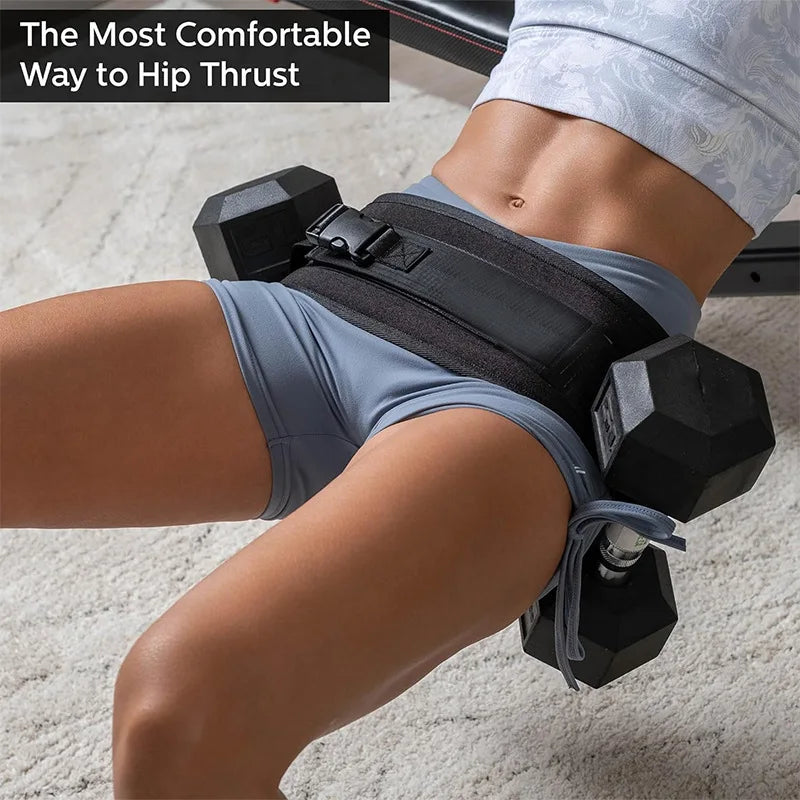 Hip Thrust Belt — Dumbbell Holder for Glute Bridges | Work Out Wars