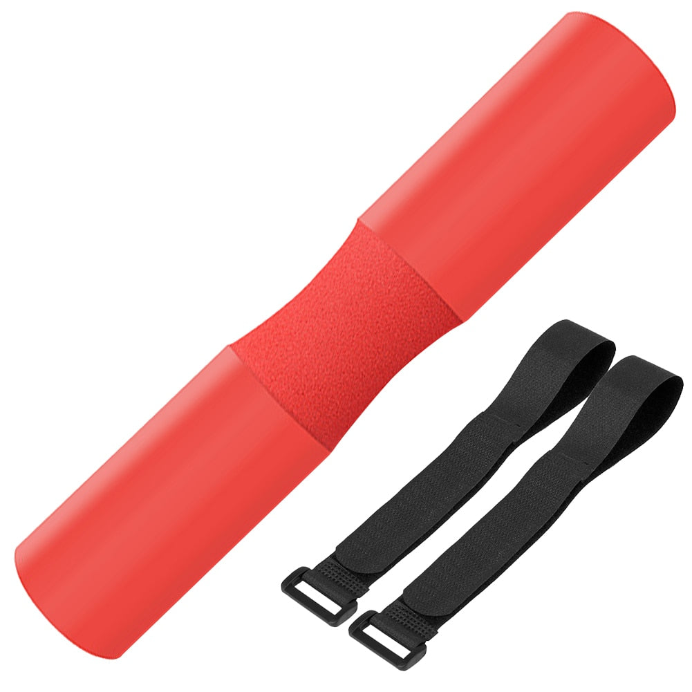 Barbell Squat Pad with Straps - Foam Bar Pad for Squats and Hip Thrusts