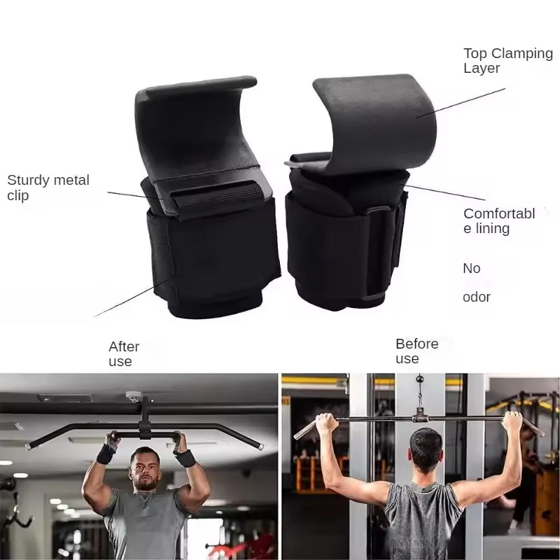 Power lifting hooks, pair — Work Out Wars product photo 5