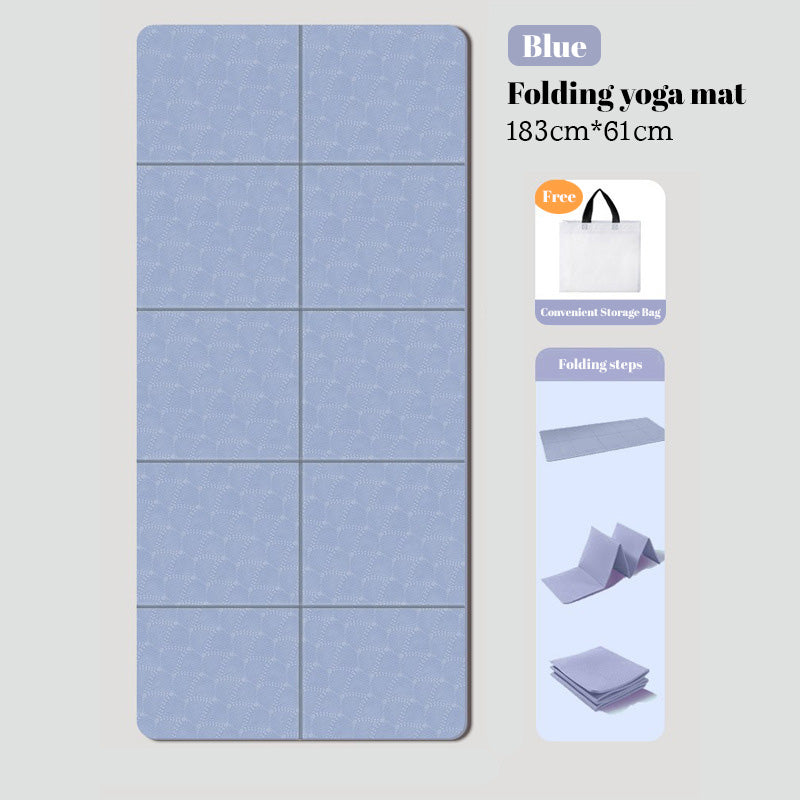 Foldable Exercise Mat — Double-Sided Non-Slip TPE | Work Out Wars