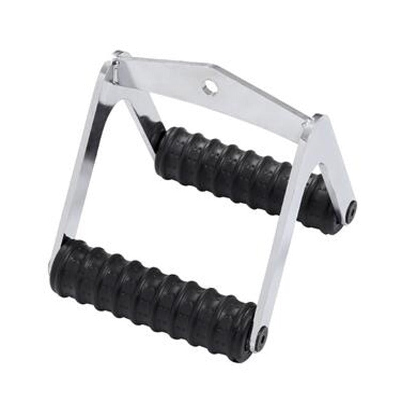 Single cable handle attachments for rows and pushdowns