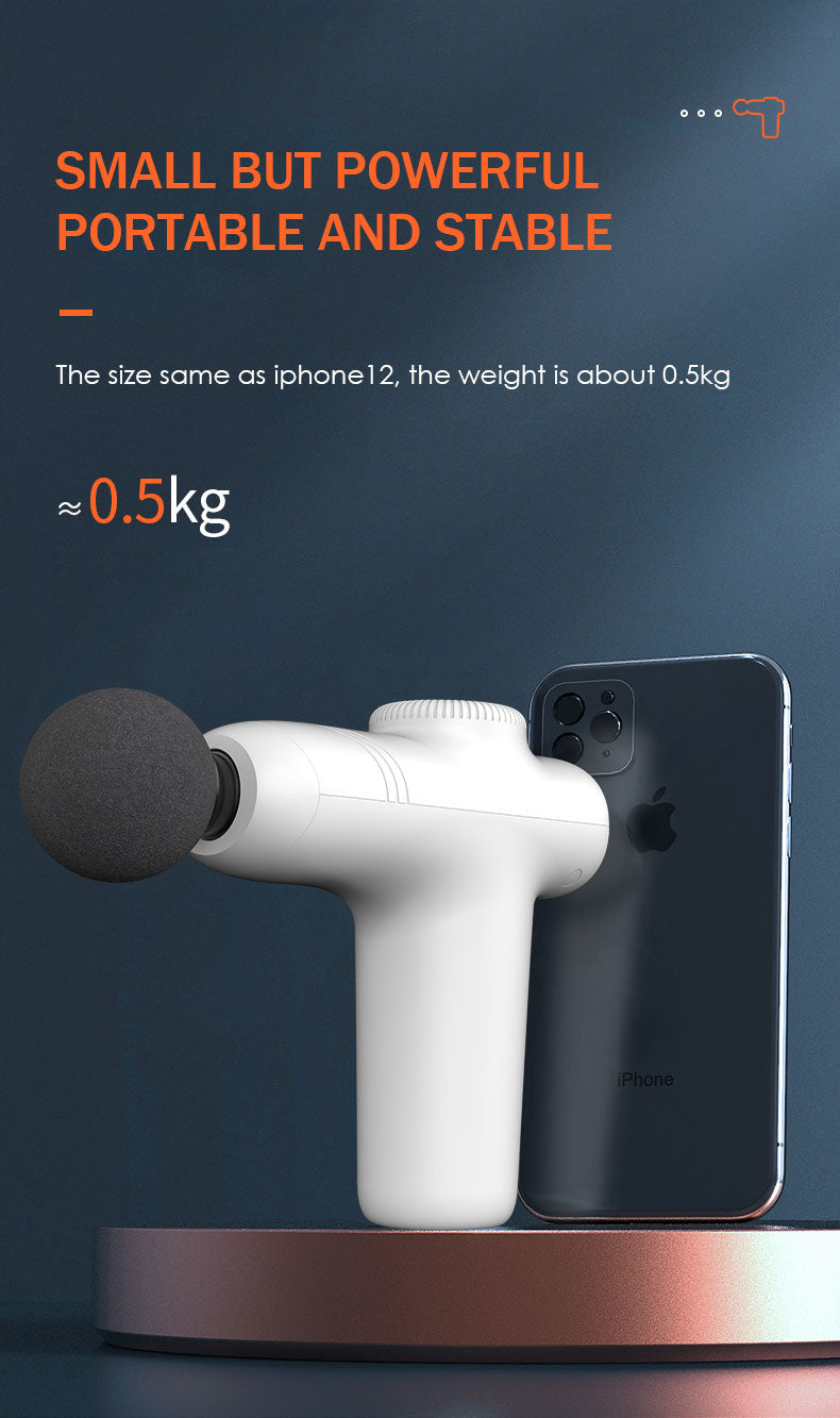 Mini Massage Gun — Cordless Percussion Massager | Work Out Wars