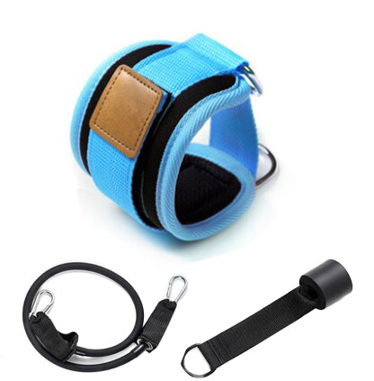 Ankle cuff kit with resistance band and door anchor — Work Out Wars product photo 8