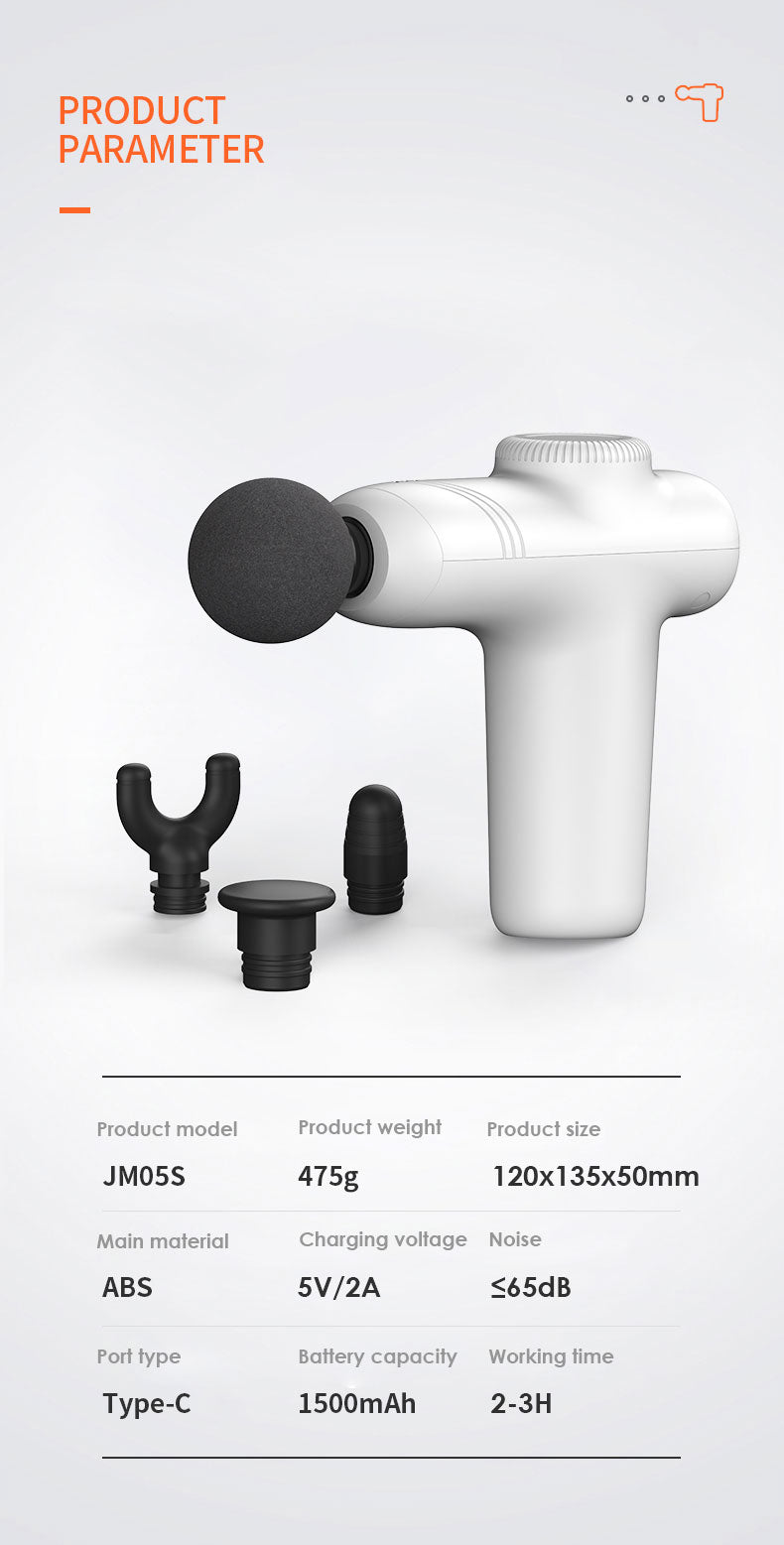 Mini Massage Gun — Cordless Percussion Massager | Work Out Wars