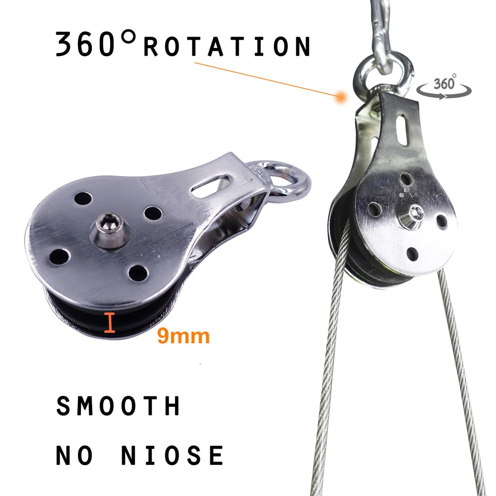 DIY cable pulley system for a pull-up bar — Work Out Wars product photo 4