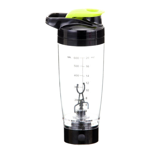 Auto-Mixing Electric Protein Shaker — 600ml Self-Stirring Bottle | Work Out Wars