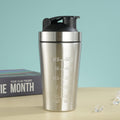 Steel Shaker Bottle — Leak-Proof, Mixing Ball | Work Out Wars