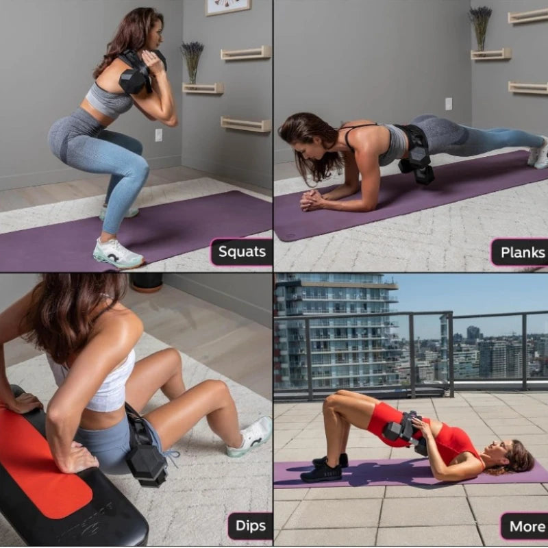 Hip Thrust Belt — Dumbbell Holder for Glute Bridges | Work Out Wars