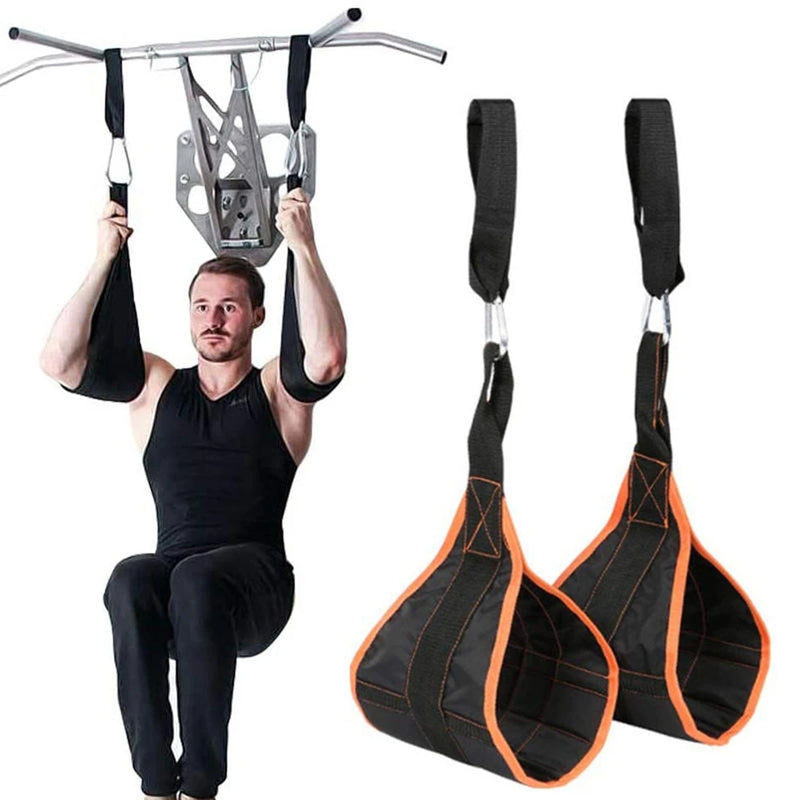 Hanging Ab Straps (Pair) — Leg Raises & Core Work | Work Out Wars