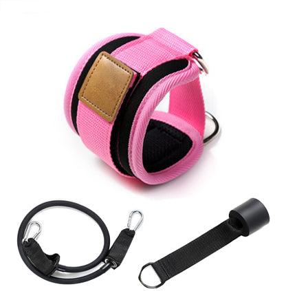 Ankle cuff kit with resistance band and door anchor — Work Out Wars product photo 9