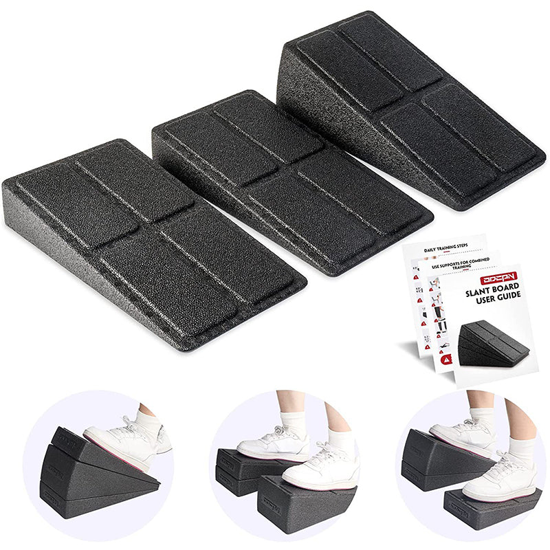 Slant Board Set — 3 Calf Stretch Wedges for Squats | Work Out Wars