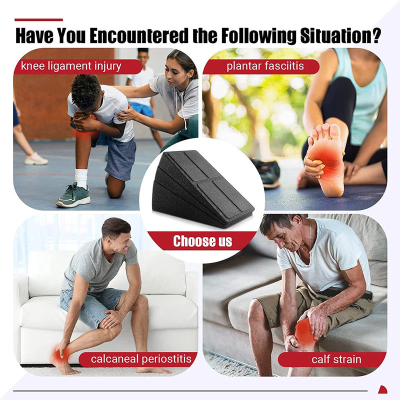 Slant Board Set — 3 Calf Stretch Wedges for Squats | Work Out Wars