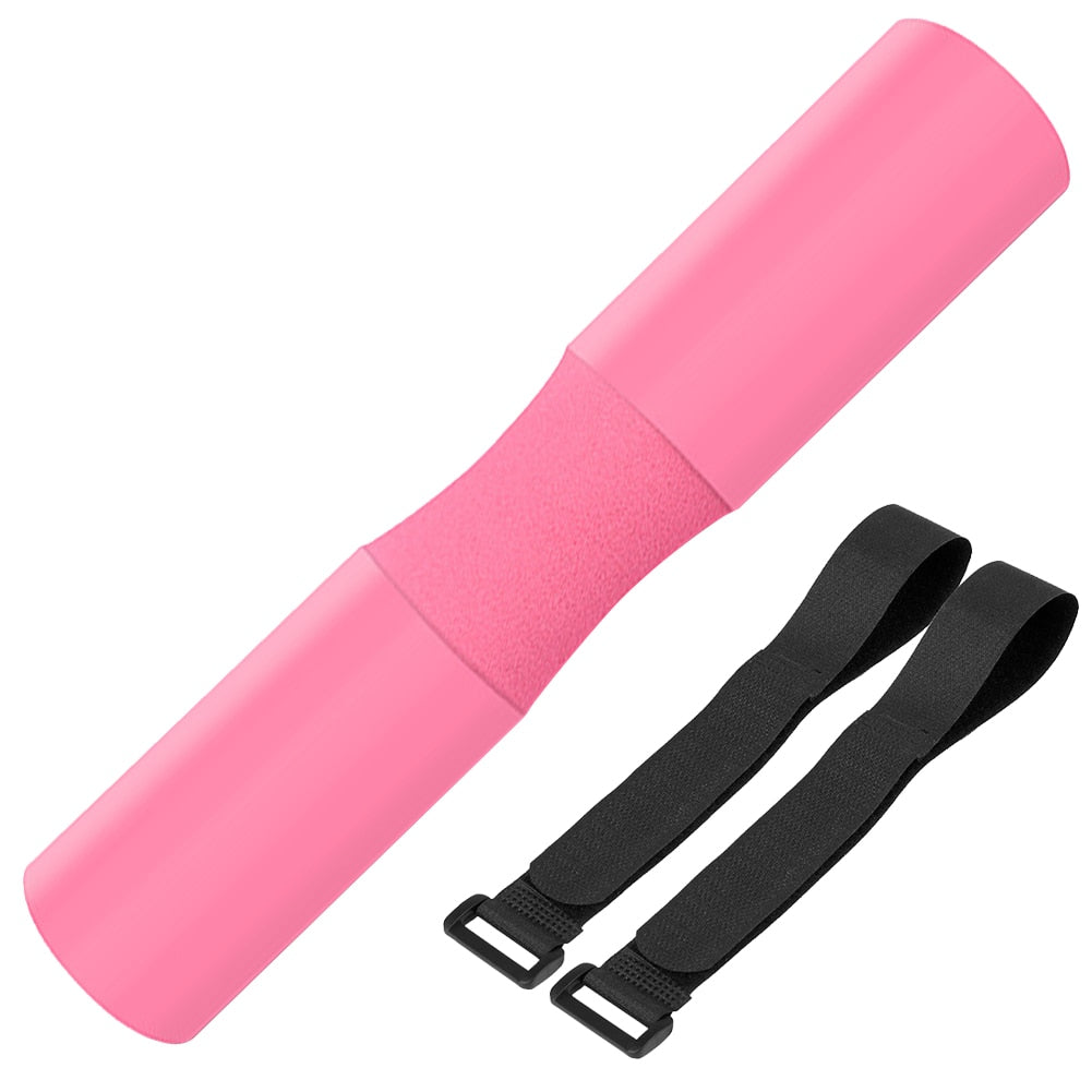 Barbell Squat Pad with Straps - Foam Bar Pad for Squats and Hip Thrusts