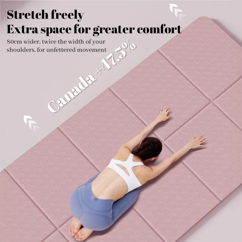 Foldable Exercise Mat — Double-Sided Non-Slip TPE | Work Out Wars