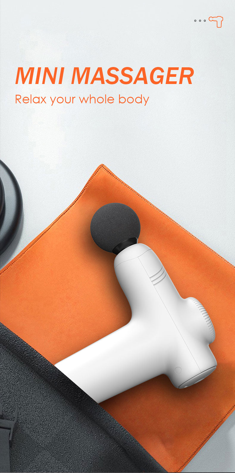 Mini Massage Gun — Cordless Percussion Massager | Work Out Wars