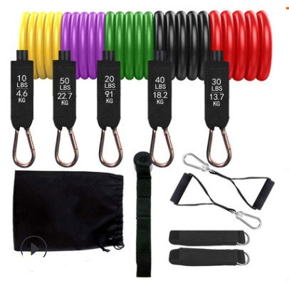 Resistance Band Set with Door Anchor — Home Workout Kit | Work Out Wars