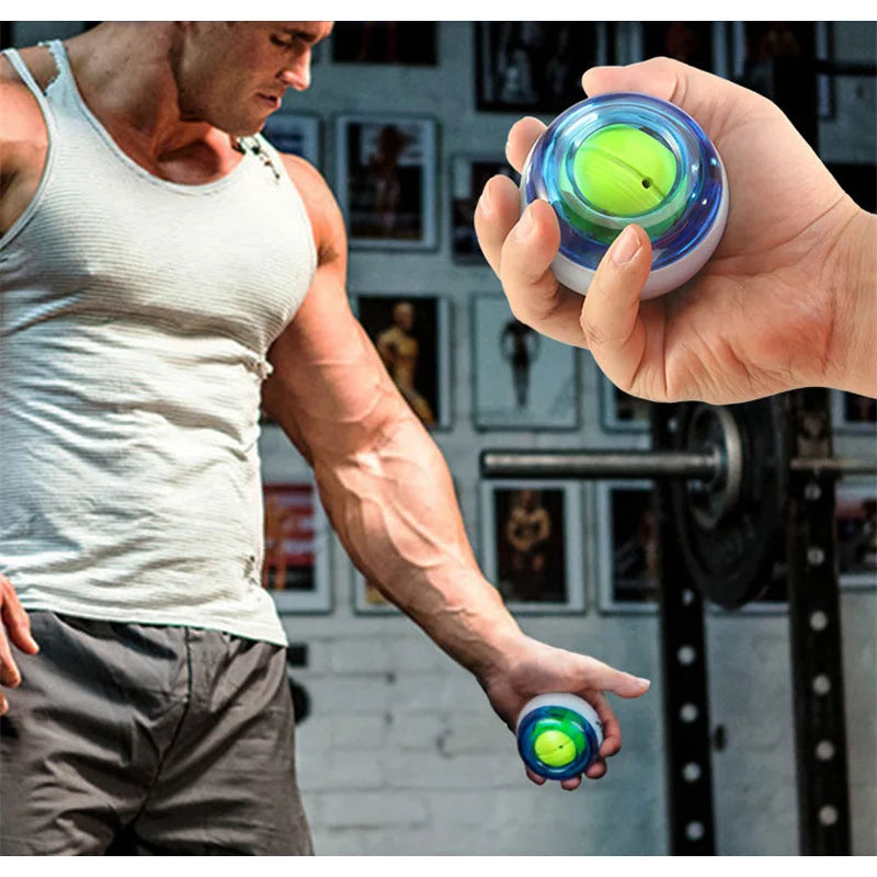 Gyro Wrist Ball — Forearm & Wrist Trainer, LED | Work Out Wars