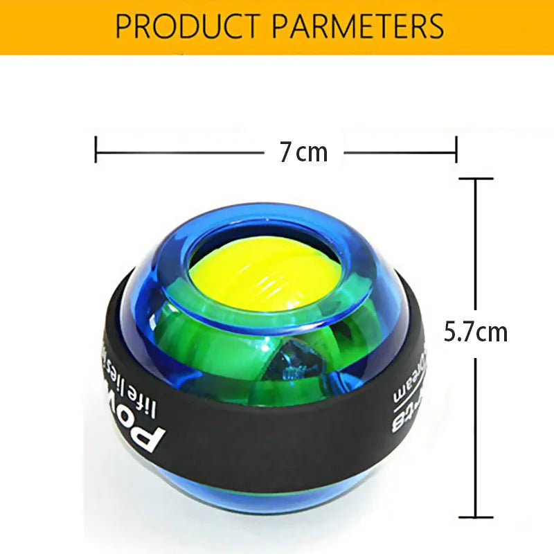 Gyro Wrist Ball — Forearm & Wrist Trainer, LED | Work Out Wars
